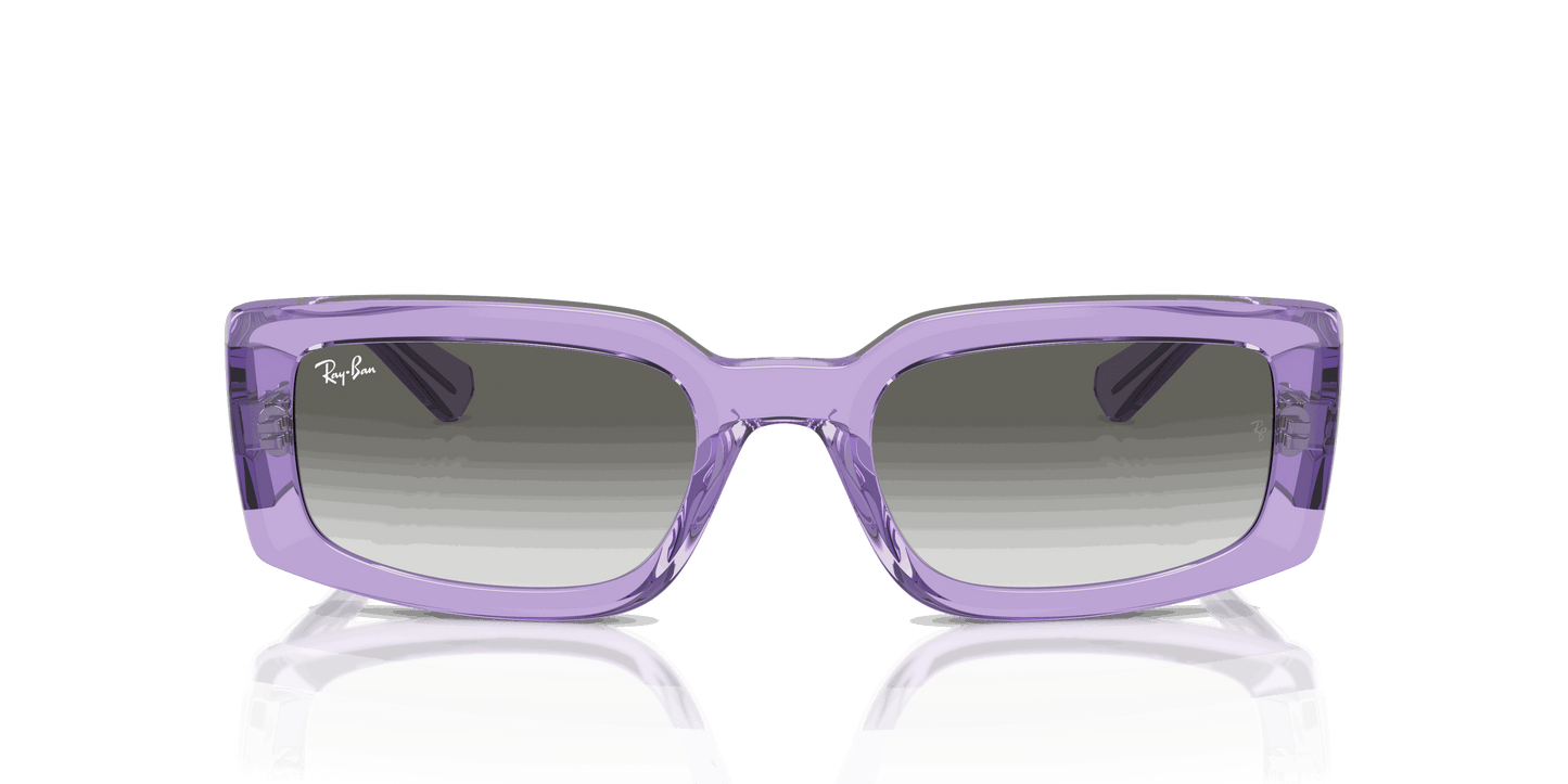 [Light Grey Lenses, Polished Transparent Violet Frame]
