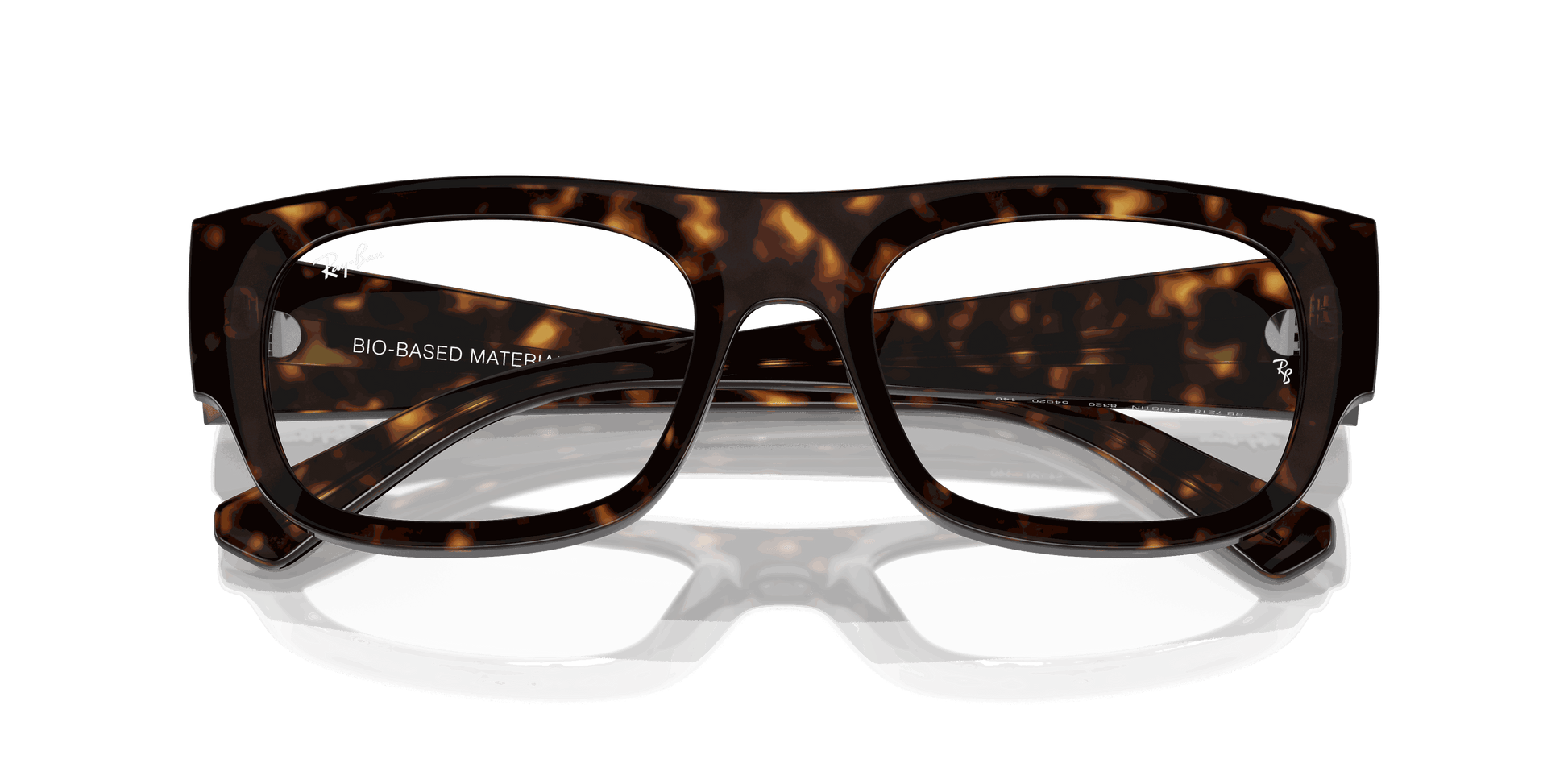 [Clear Lenses, Polished Havana Frame]