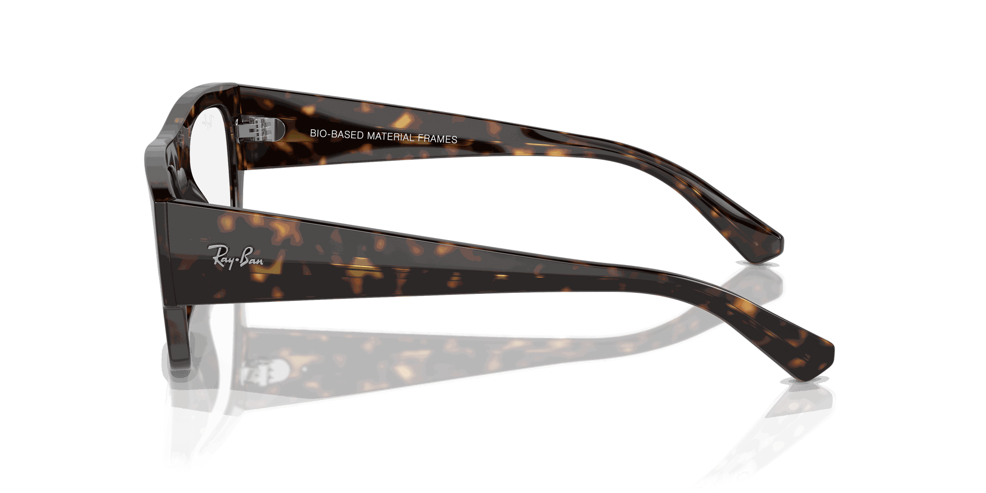 [Clear Lenses, Polished Havana Frame]