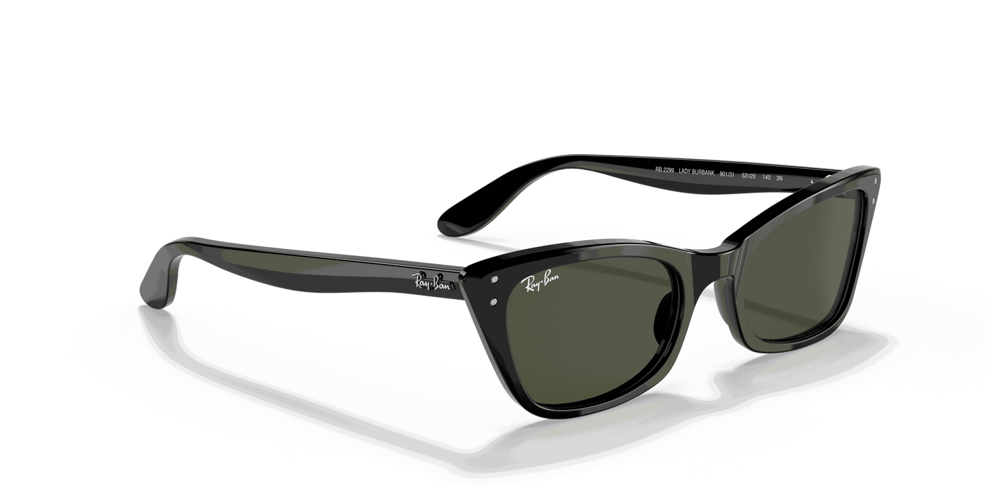[Green Lenses, Polished Black Frame]