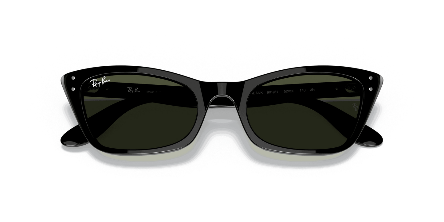 [Green Lenses, Polished Black Frame]