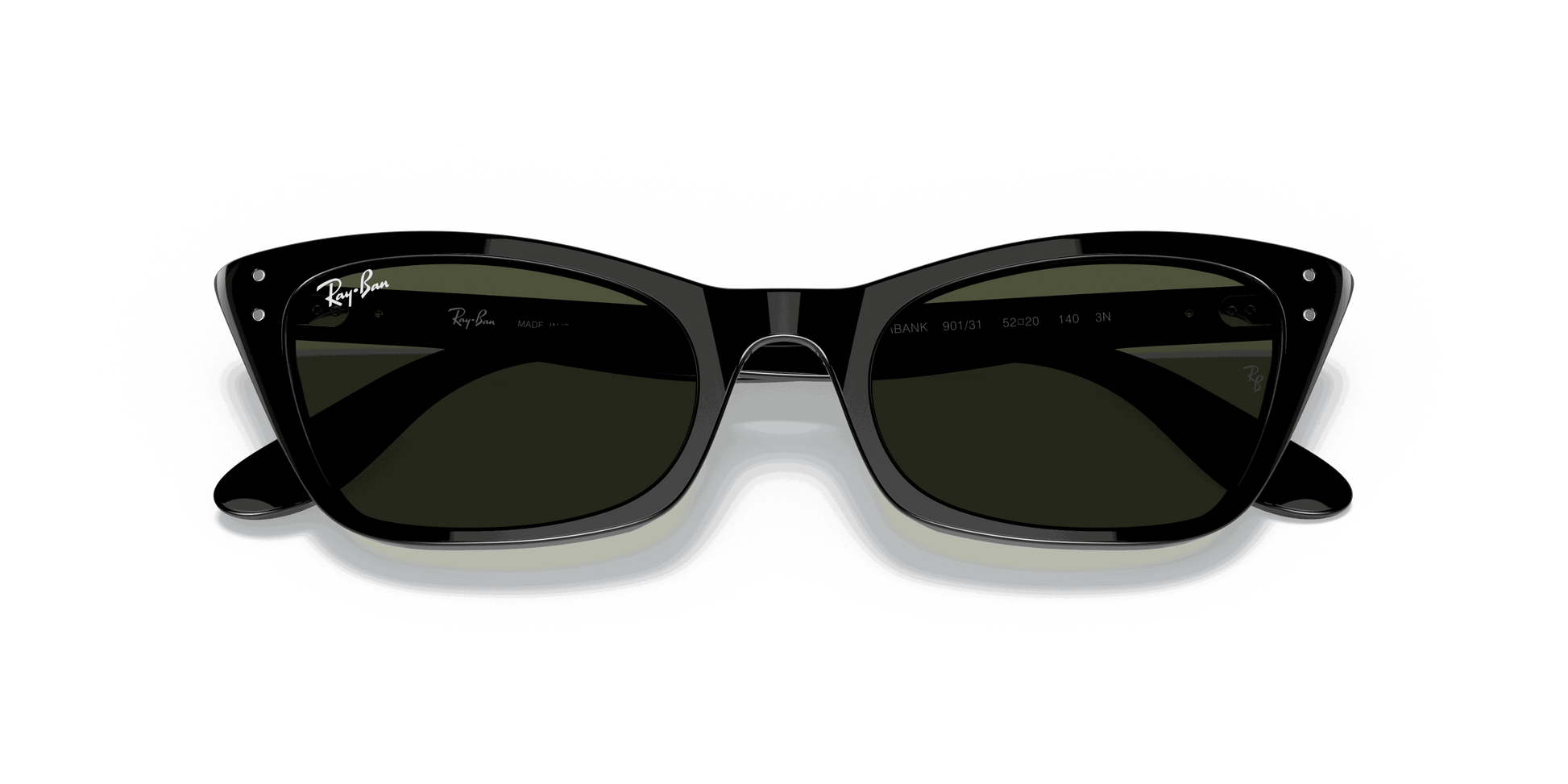[Green Lenses, Polished Black Frame]
