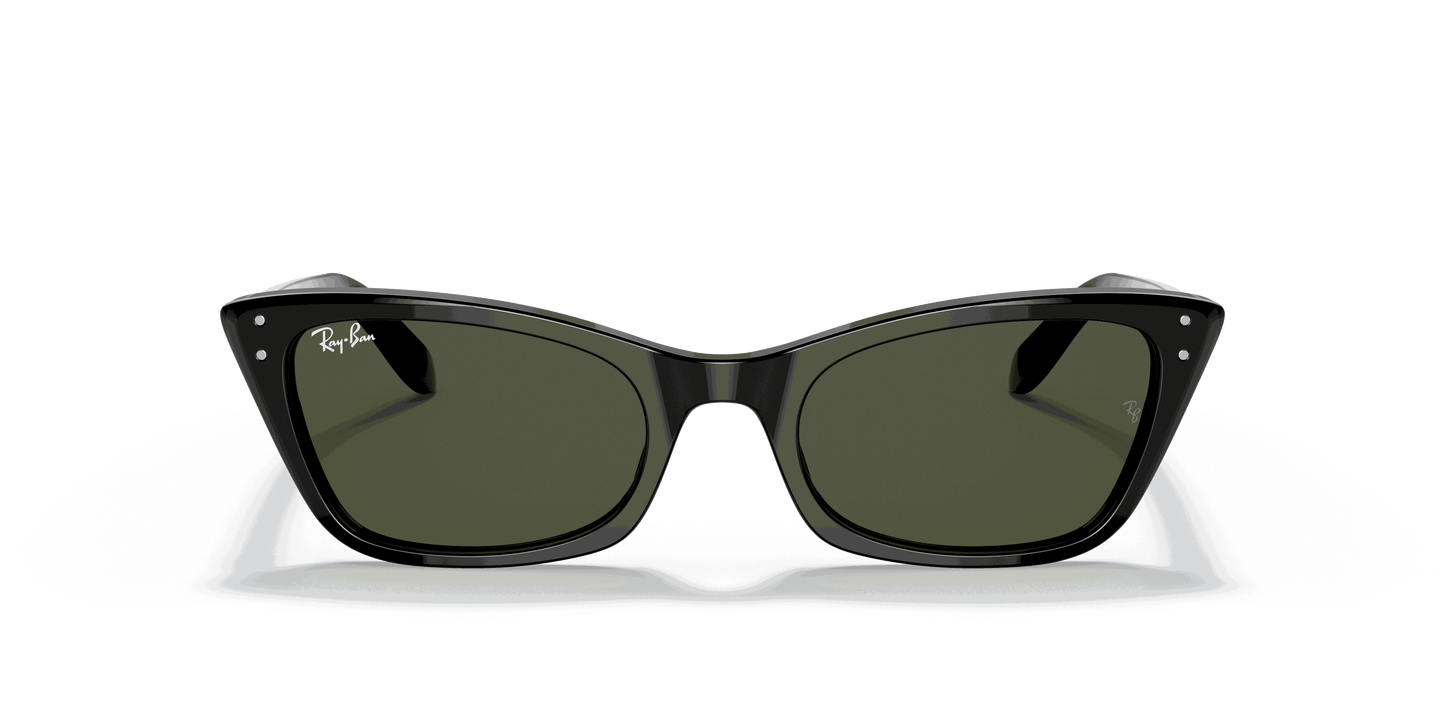 [Green Lenses, Polished Black Frame]