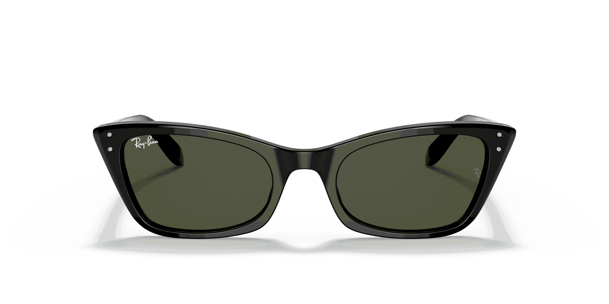 [Green Lenses, Polished Black Frame]