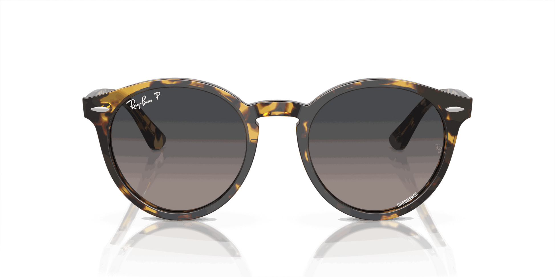 [Grey/Blue Lenses, Polished Yellow Havana Frame]