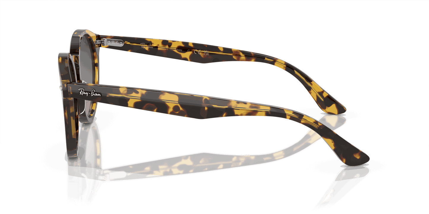 [Grey/Blue Lenses, Polished Yellow Havana Frame]