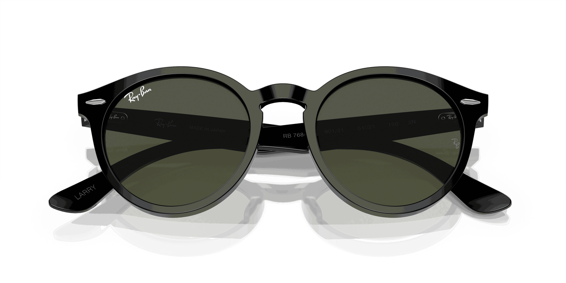 [Green Lenses, Polished Black Frame]