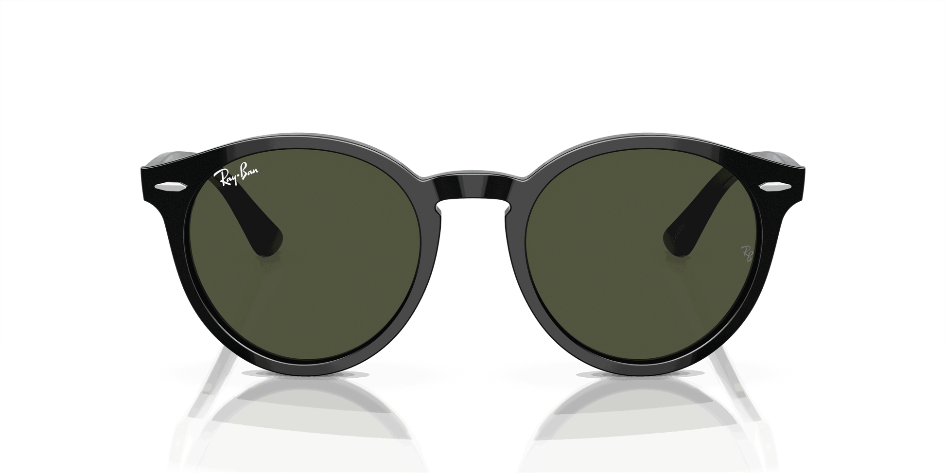 [Green Lenses, Polished Black Frame]