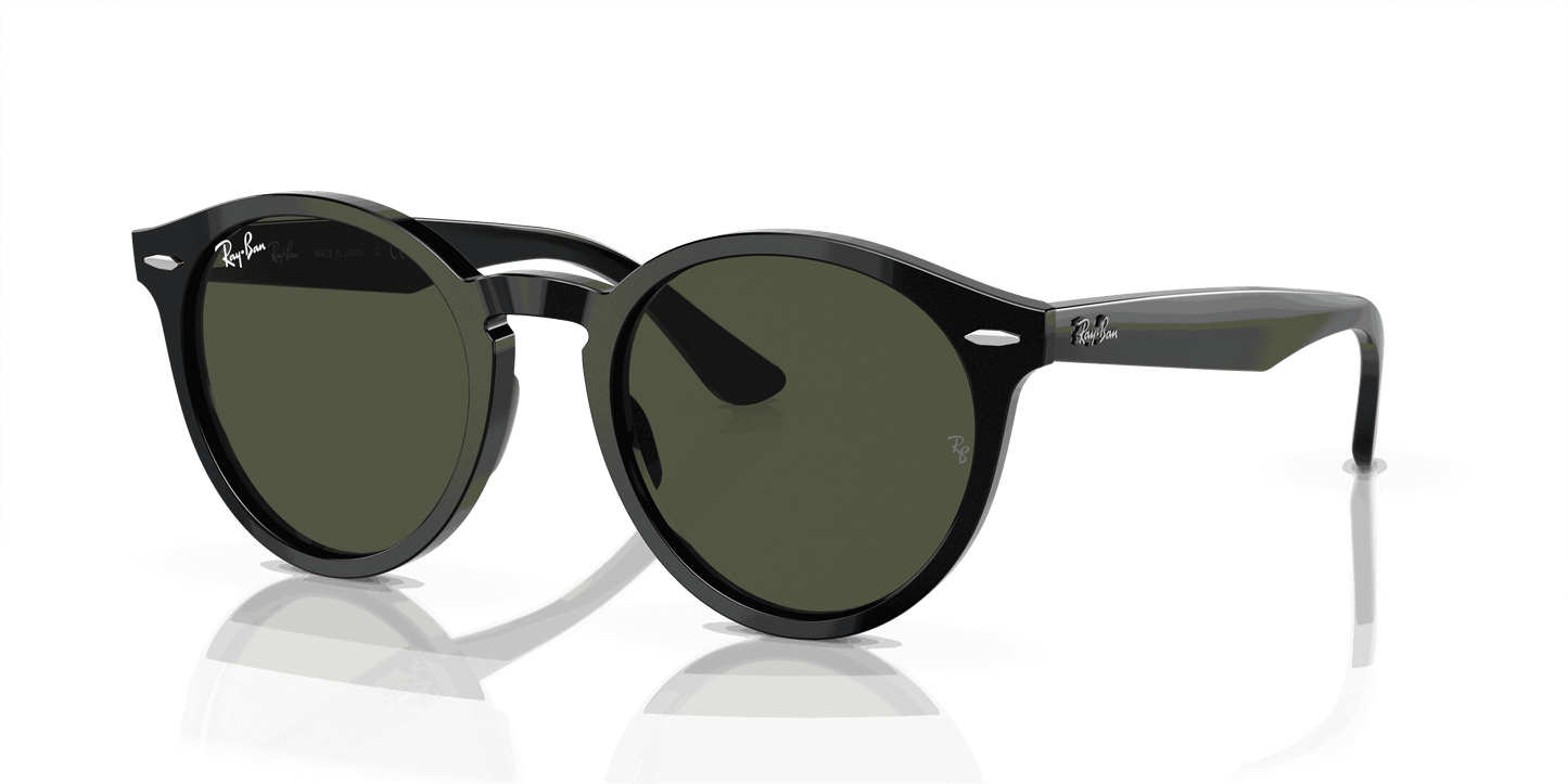 [Green Lenses, Polished Black Frame]