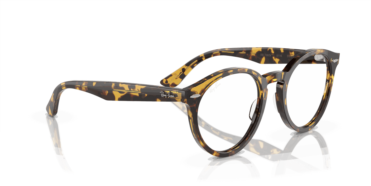 [Clear Lenses, Polished Yellow Havana Frame]