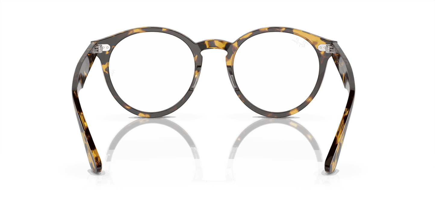 [Clear Lenses, Polished Yellow Havana Frame]