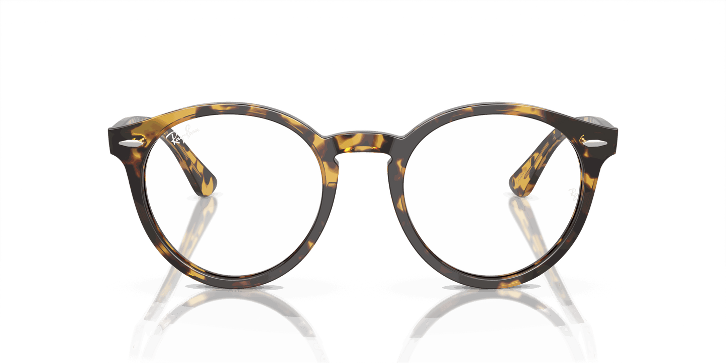 [Clear Lenses, Polished Yellow Havana Frame]