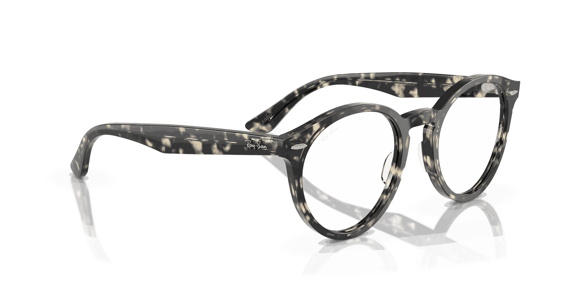 [Clear Lenses, Polished Grey Havana Frame]