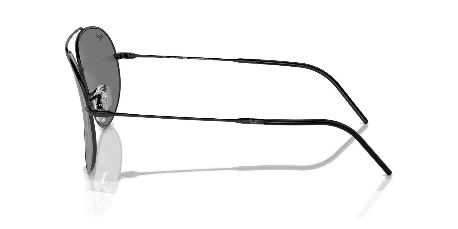 [Dark Grey Lenses, Polished Black Frame]
