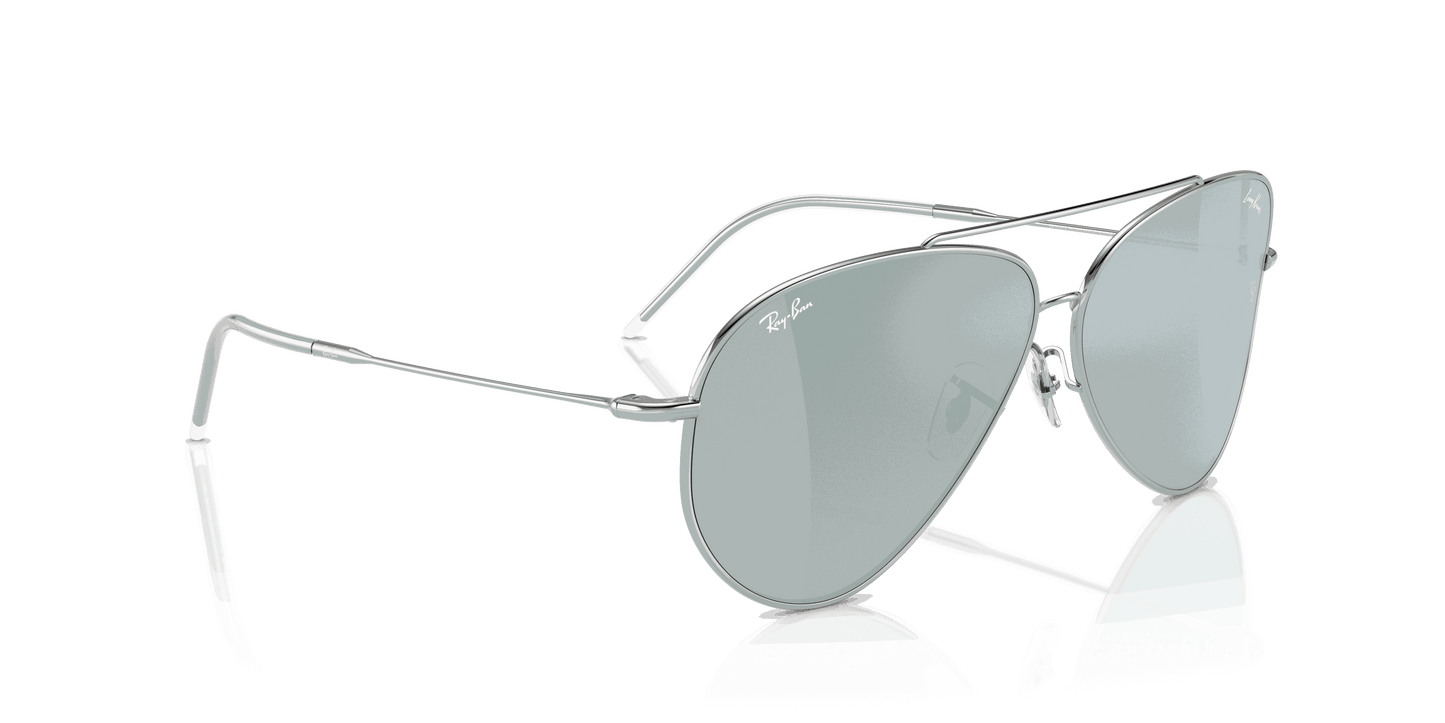 [Silver Lenses, Polished Silver Frame]