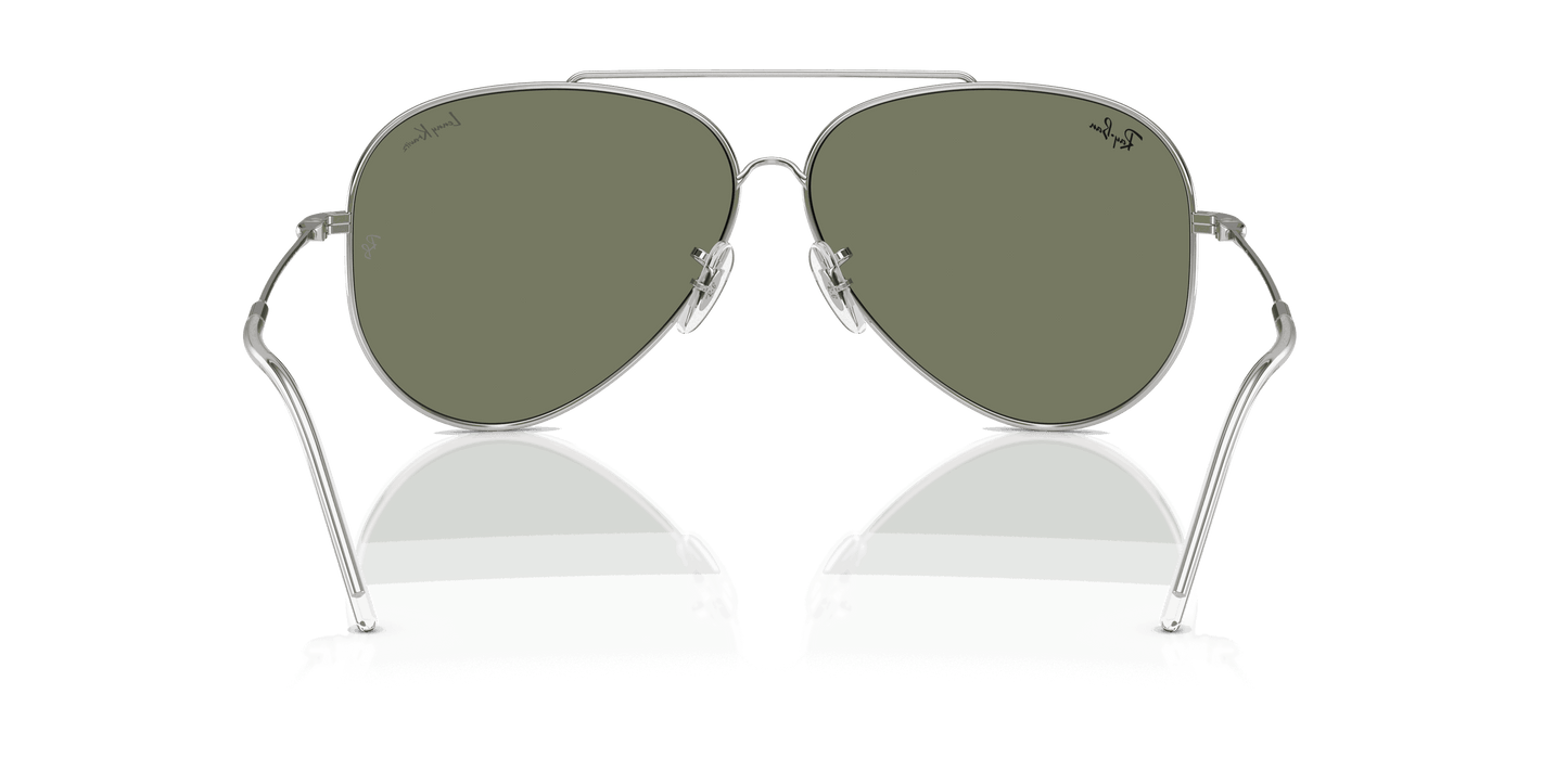 [Silver Lenses, Polished Silver Frame]