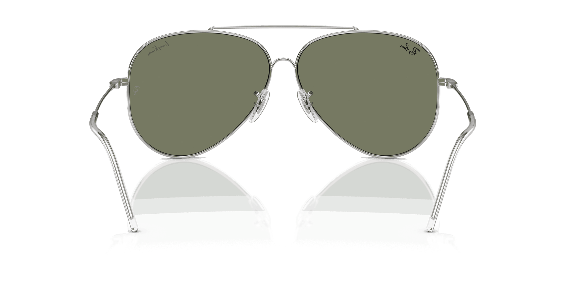 [Silver Lenses, Polished Silver Frame]