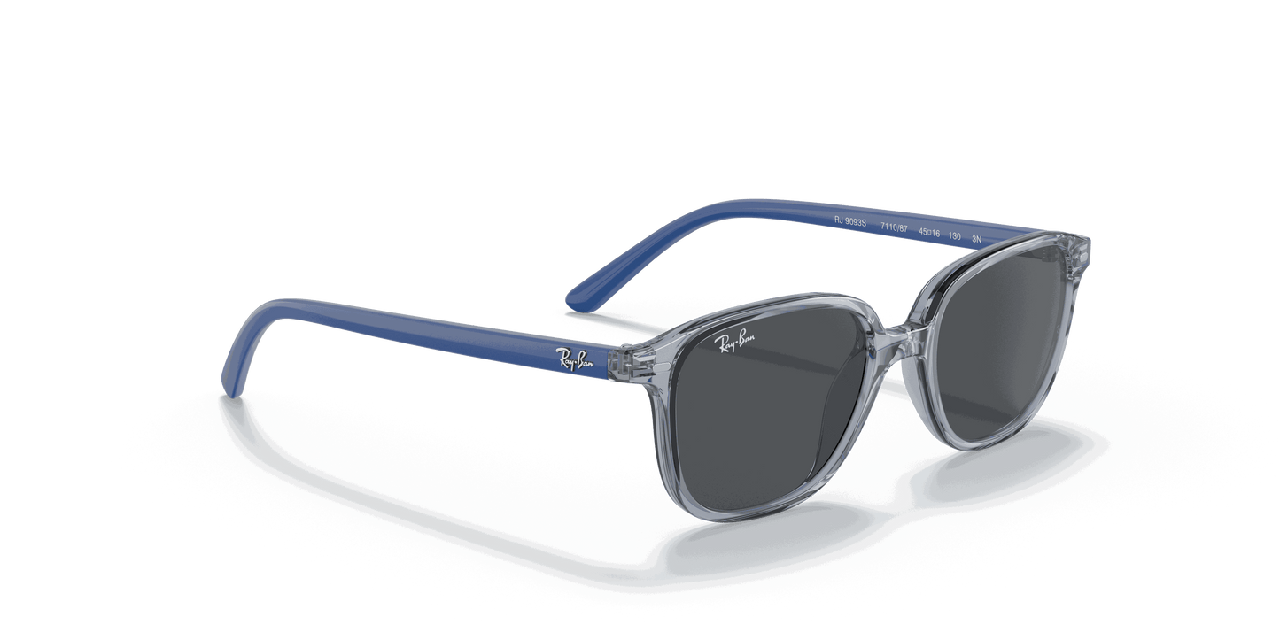 [Dark Grey Lenses, Polished Transparent Blue Frame]
