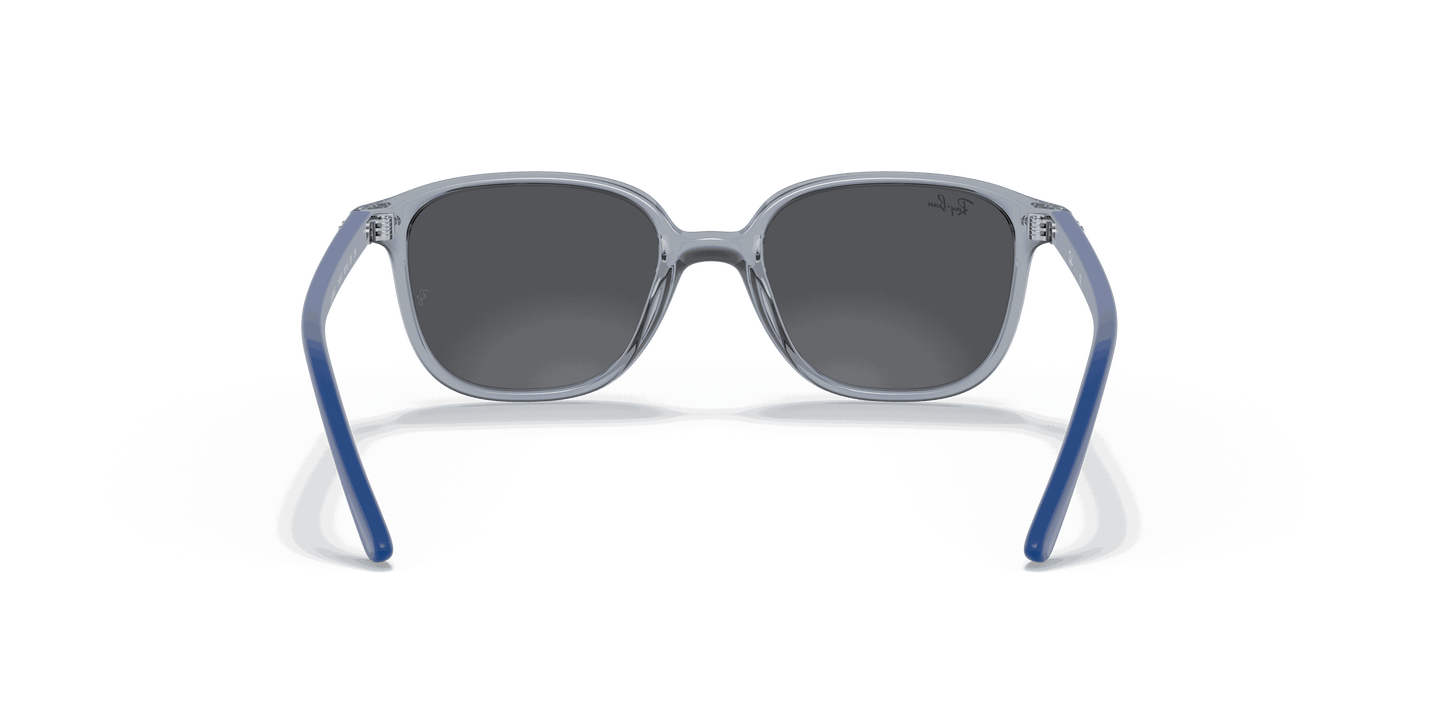 [Dark Grey Lenses, Polished Transparent Blue Frame]