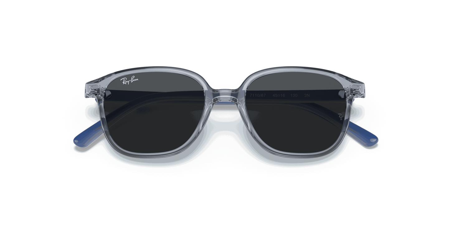 [Dark Grey Lenses, Polished Transparent Blue Frame]