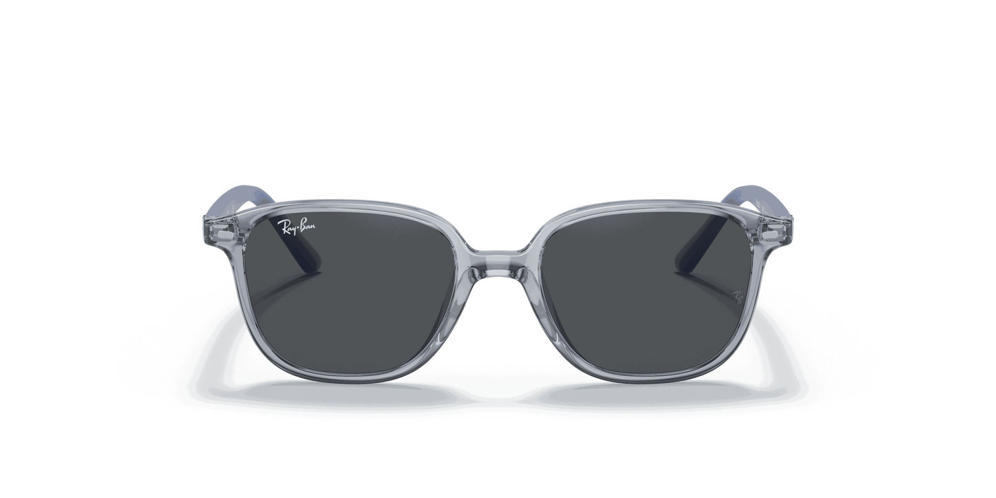 [Dark Grey Lenses, Polished Transparent Blue Frame]
