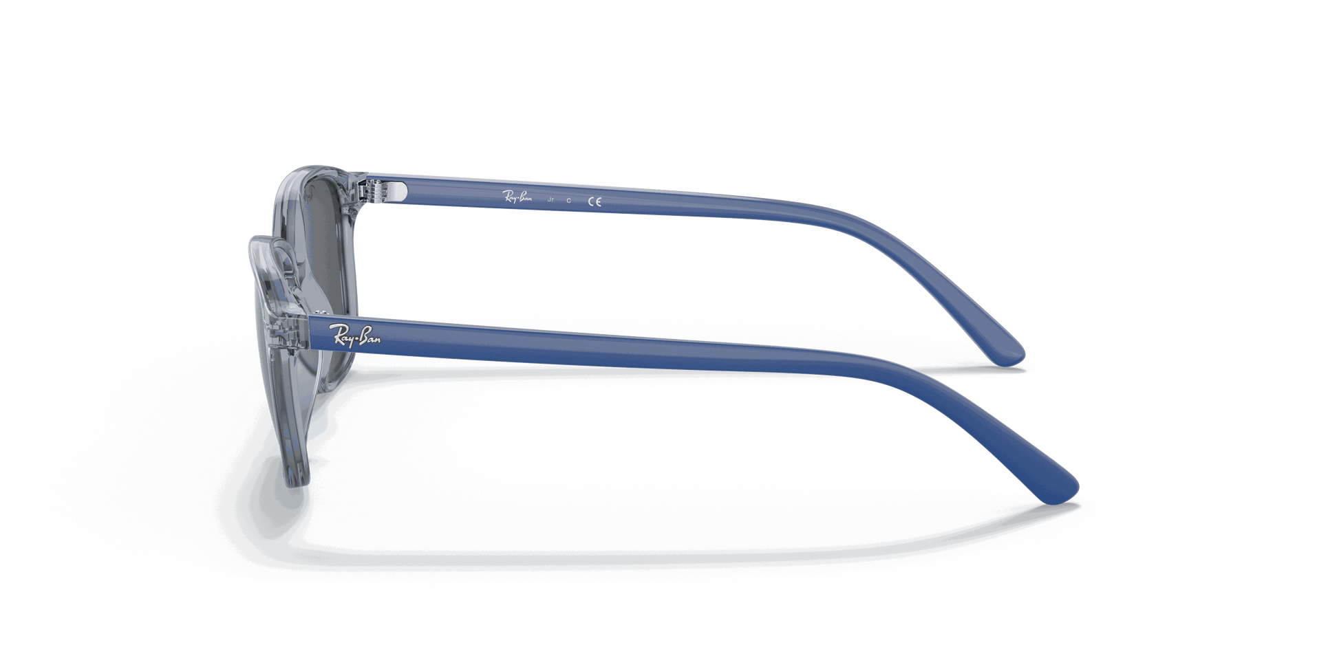 [Dark Grey Lenses, Polished Transparent Blue Frame]