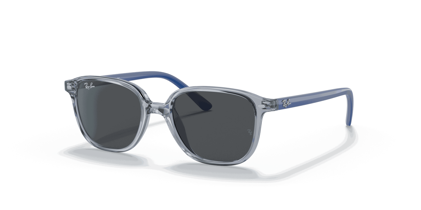 [Dark Grey Lenses, Polished Transparent Blue Frame]