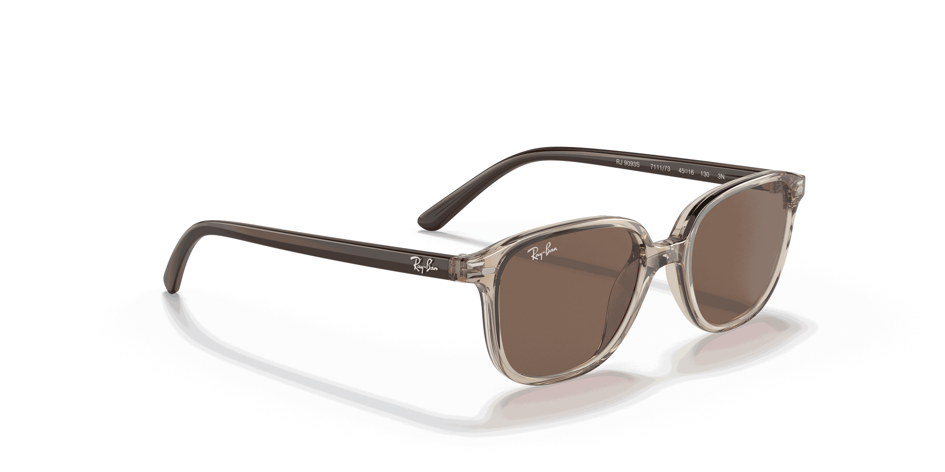 [Dark Brown Lenses, Polished Transparent Brown Frame]