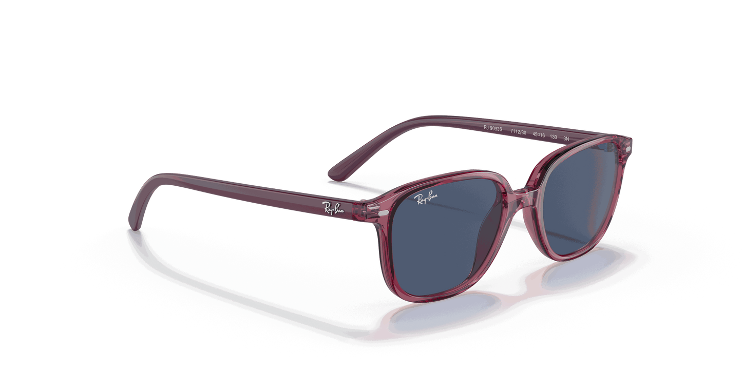 [Dark Blue Lenses, Polished Transparent Pink Frame]