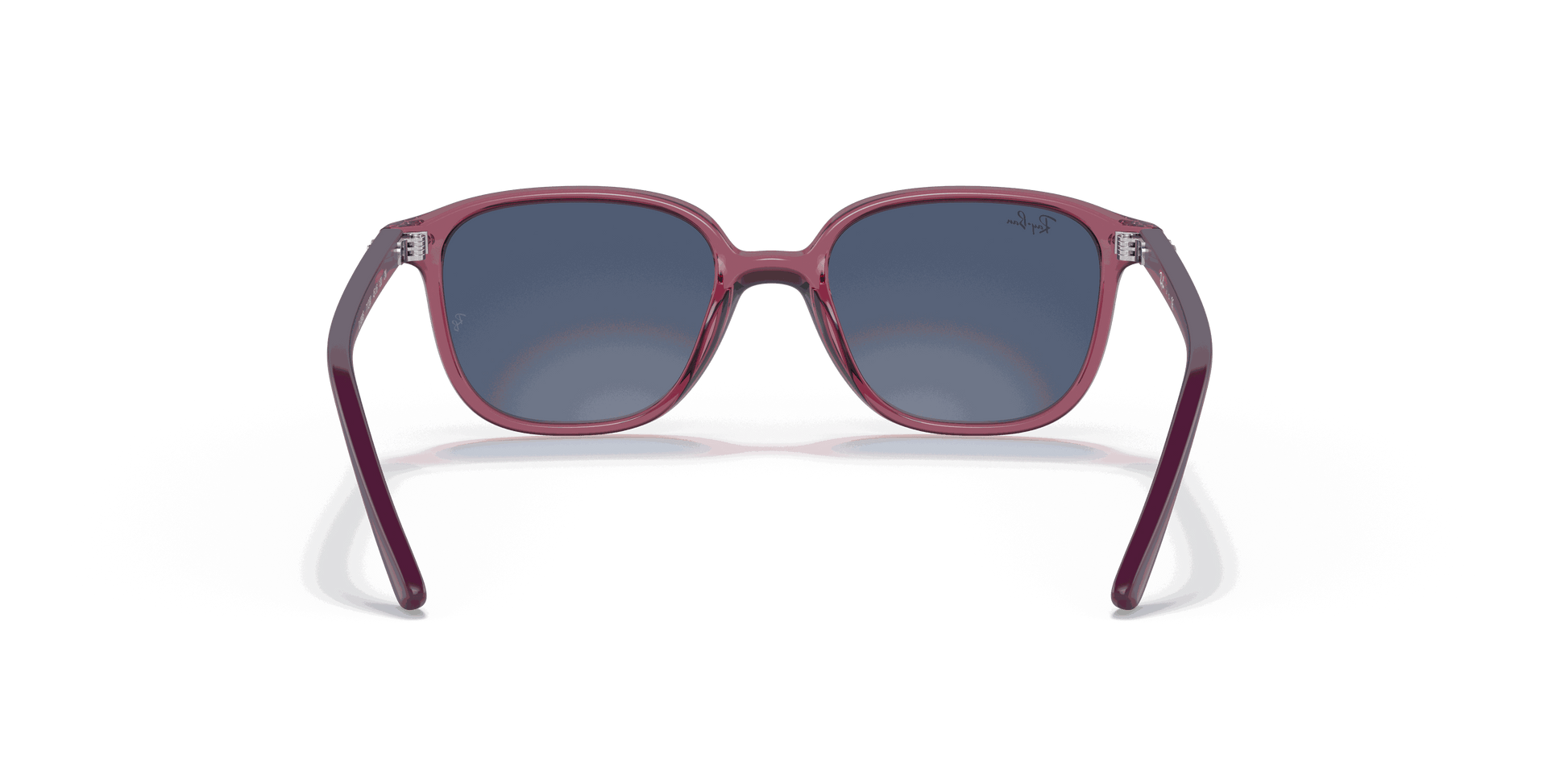 [Dark Blue Lenses, Polished Transparent Pink Frame]