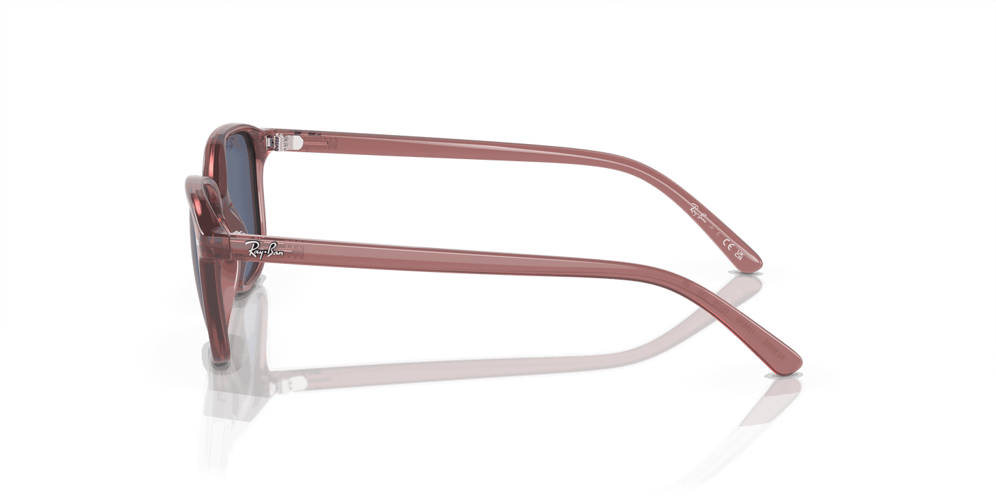 [Dark Blue Lenses, Polished Opal Pink Frame]