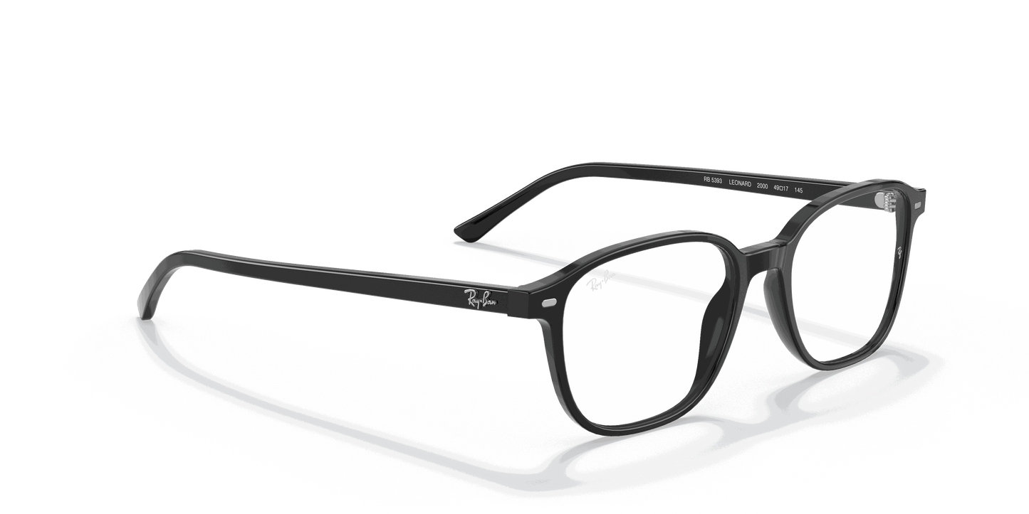 [Clear Lenses, Polished Black Frame]