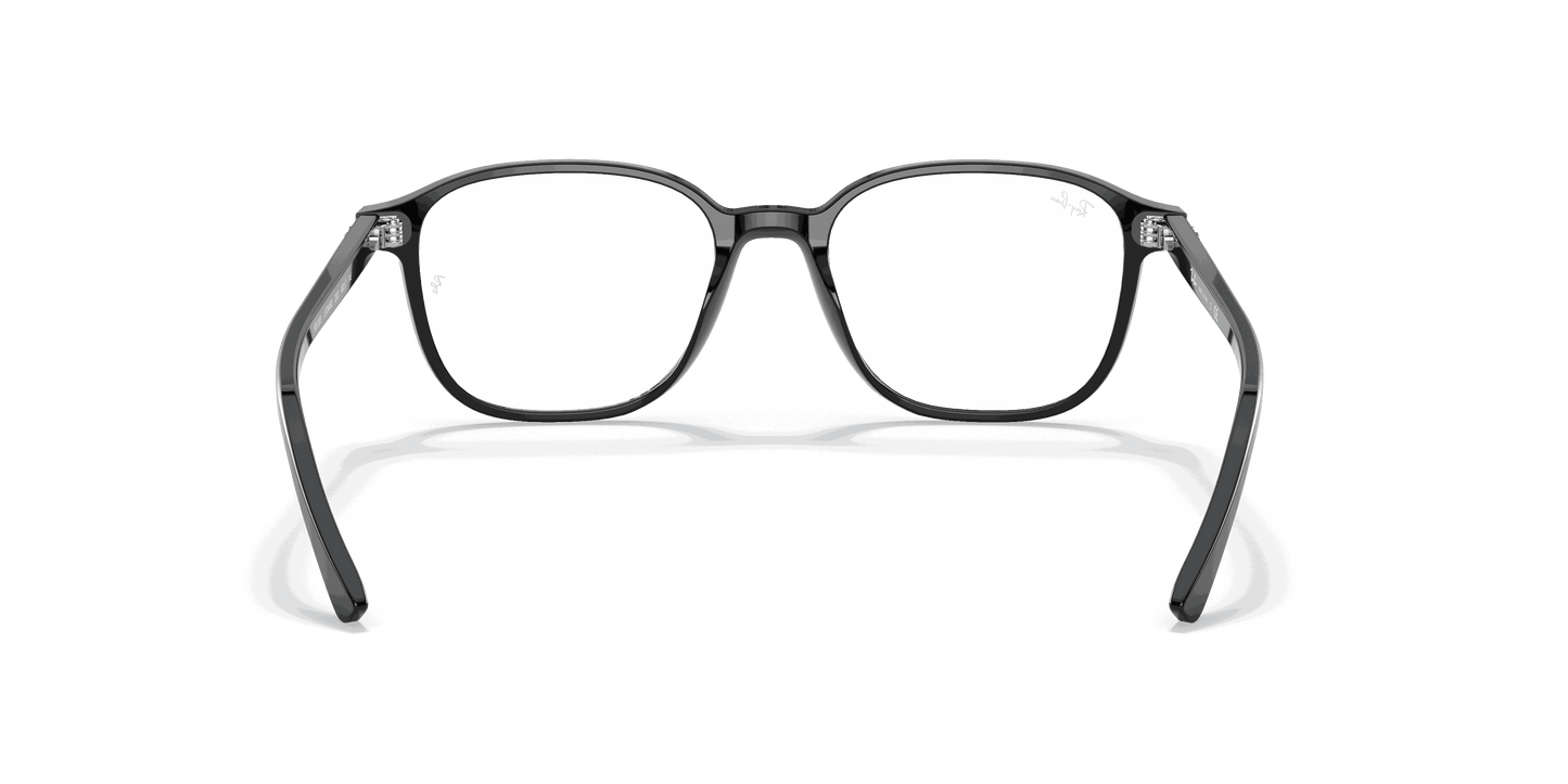 [Clear Lenses, Polished Black Frame]