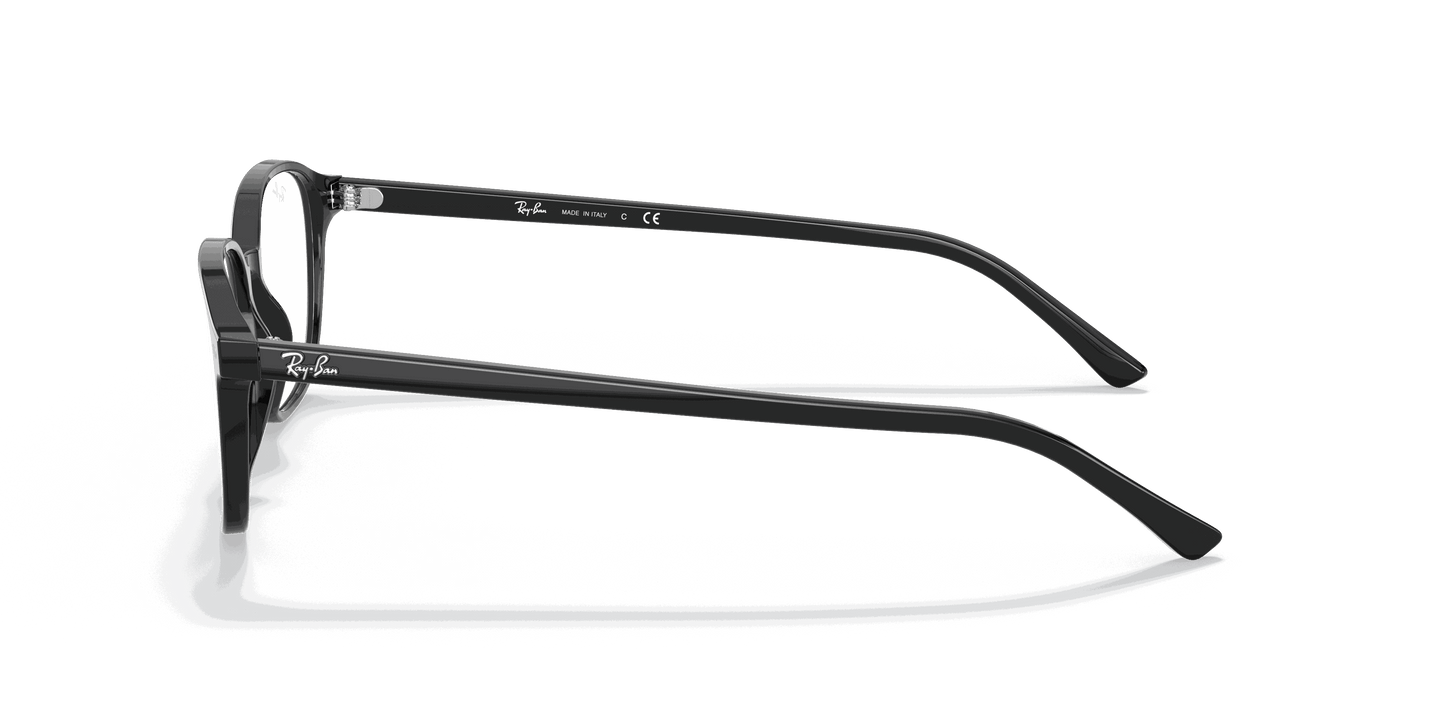 [Clear Lenses, Polished Black Frame]