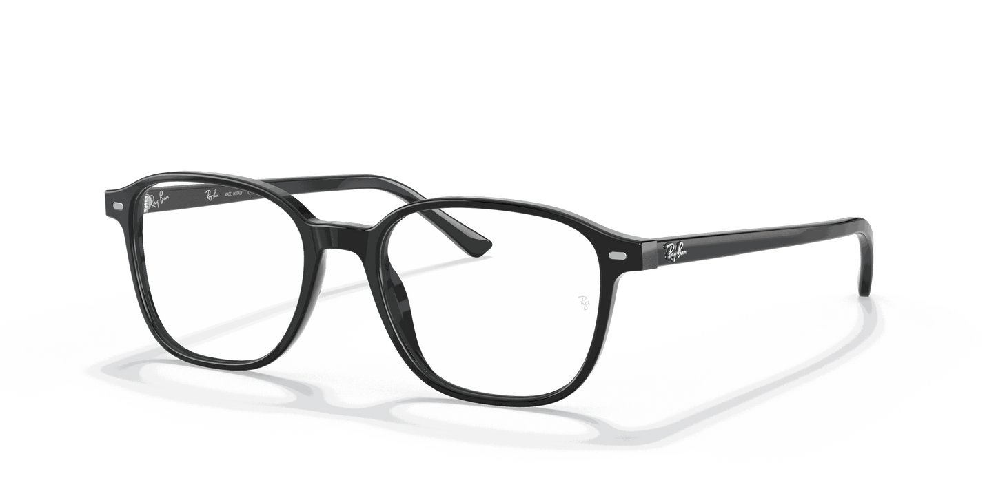 [Clear Lenses, Polished Black Frame]