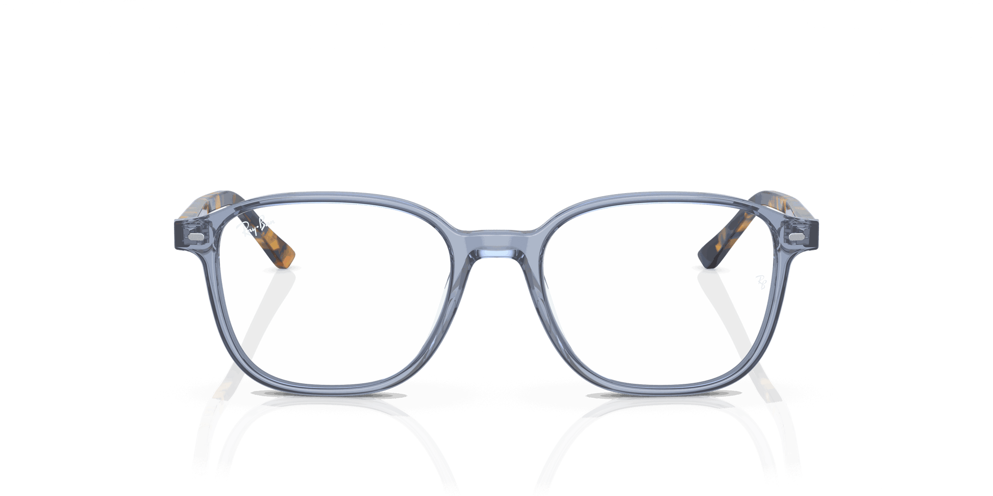 [Clear Lenses, Polished Transparent Blue Frame]