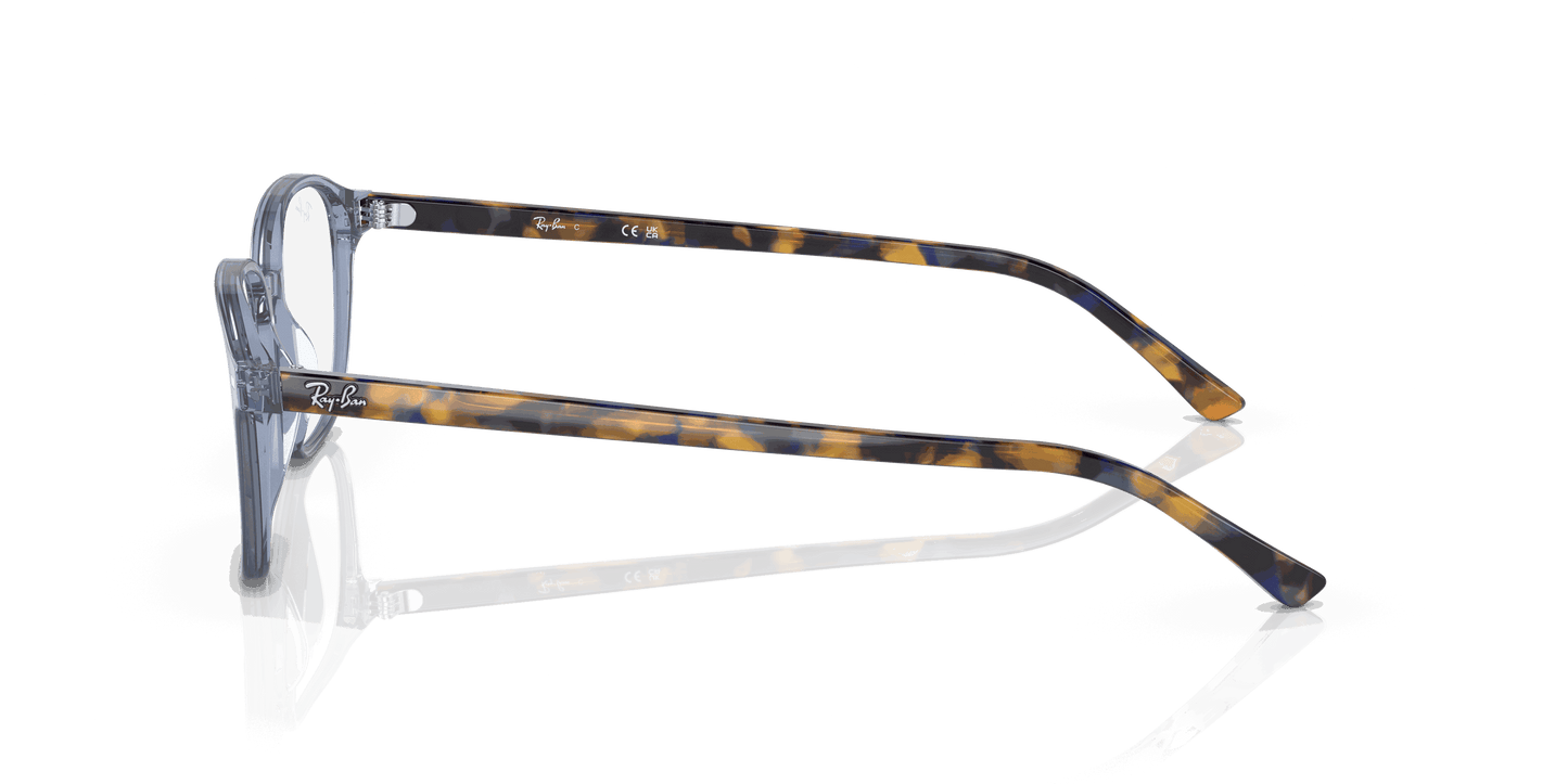[Clear Lenses, Polished Transparent Blue Frame]