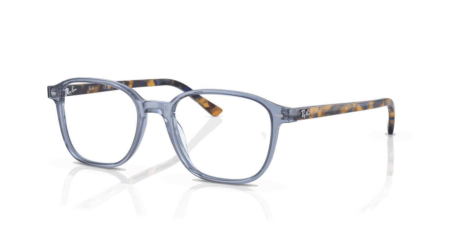 [Clear Lenses, Polished Transparent Blue Frame]