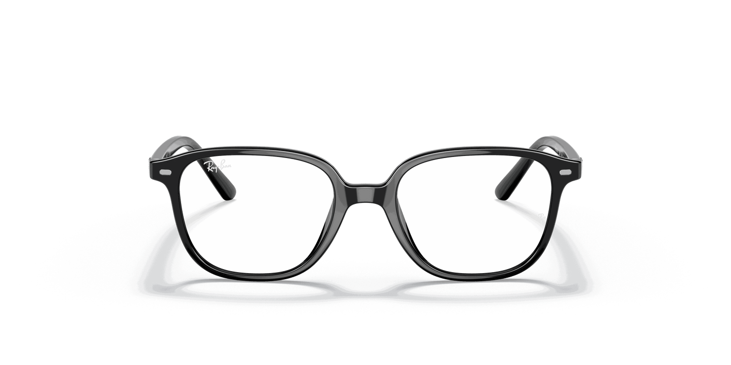 [Clear Lenses, Polished Black Frame]