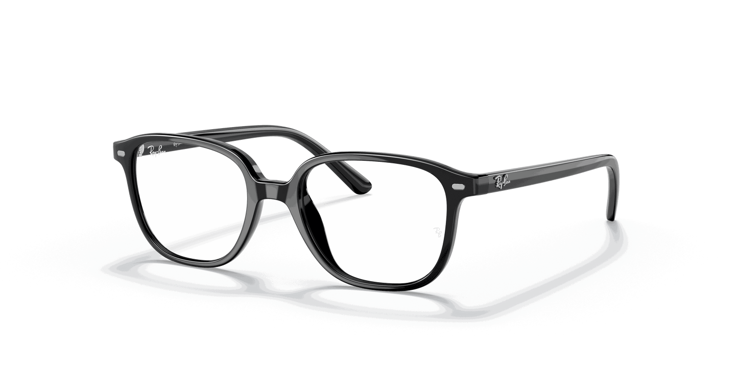 [Clear Lenses, Polished Black Frame]