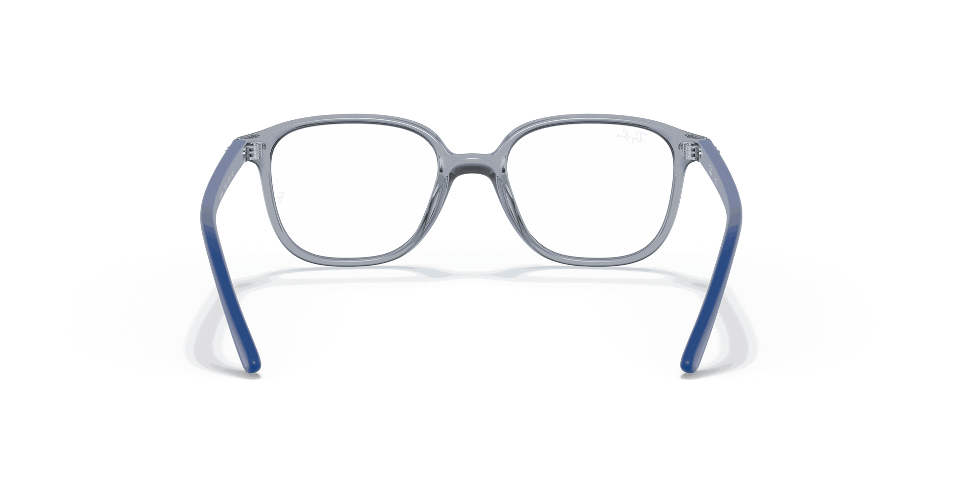[Clear Lenses, Polished Transparent Blue Frame]