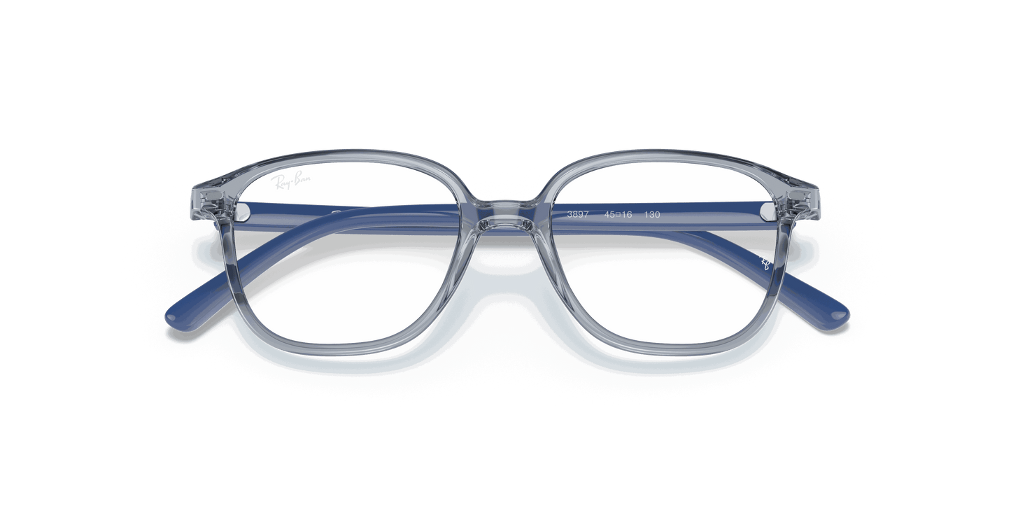 [Clear Lenses, Polished Transparent Blue Frame]