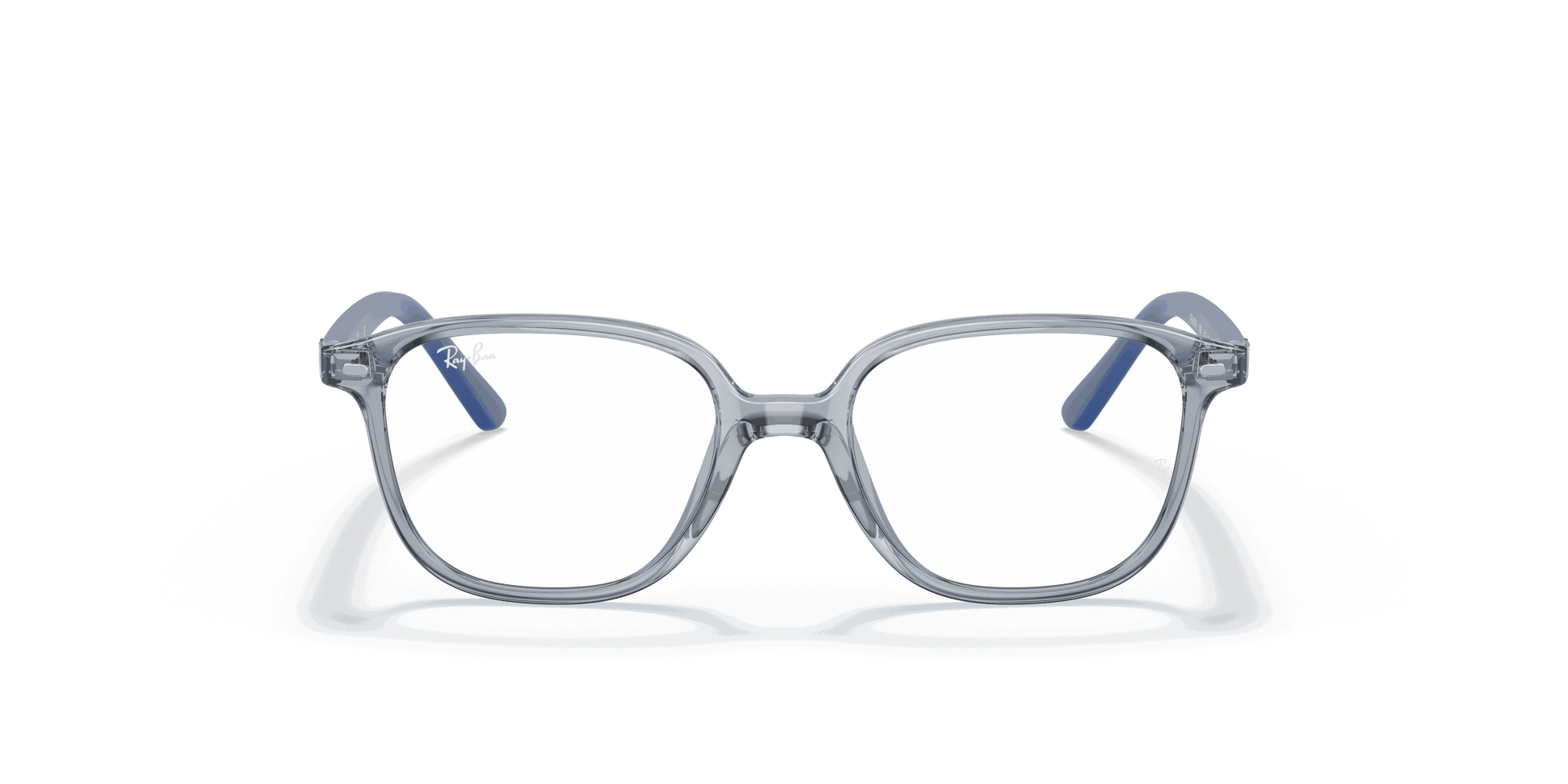 [Clear Lenses, Polished Transparent Blue Frame]