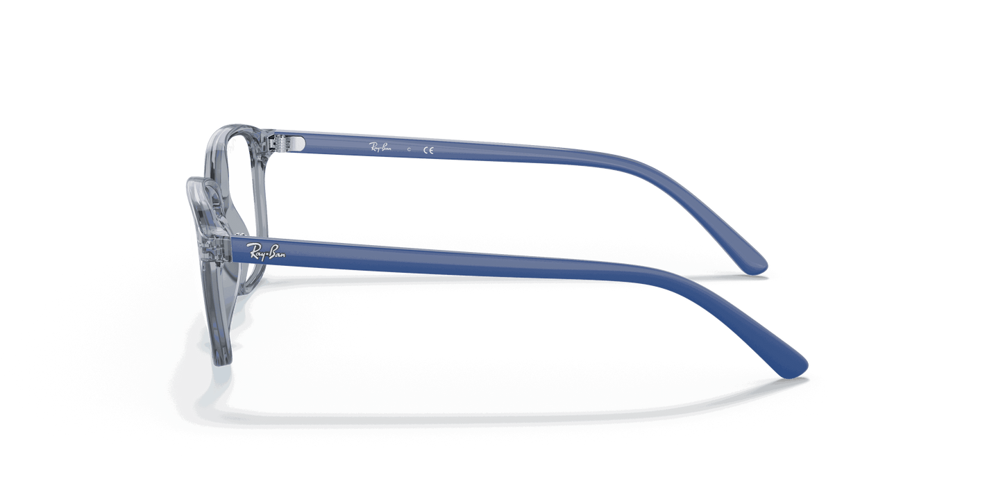 [Clear Lenses, Polished Transparent Blue Frame]