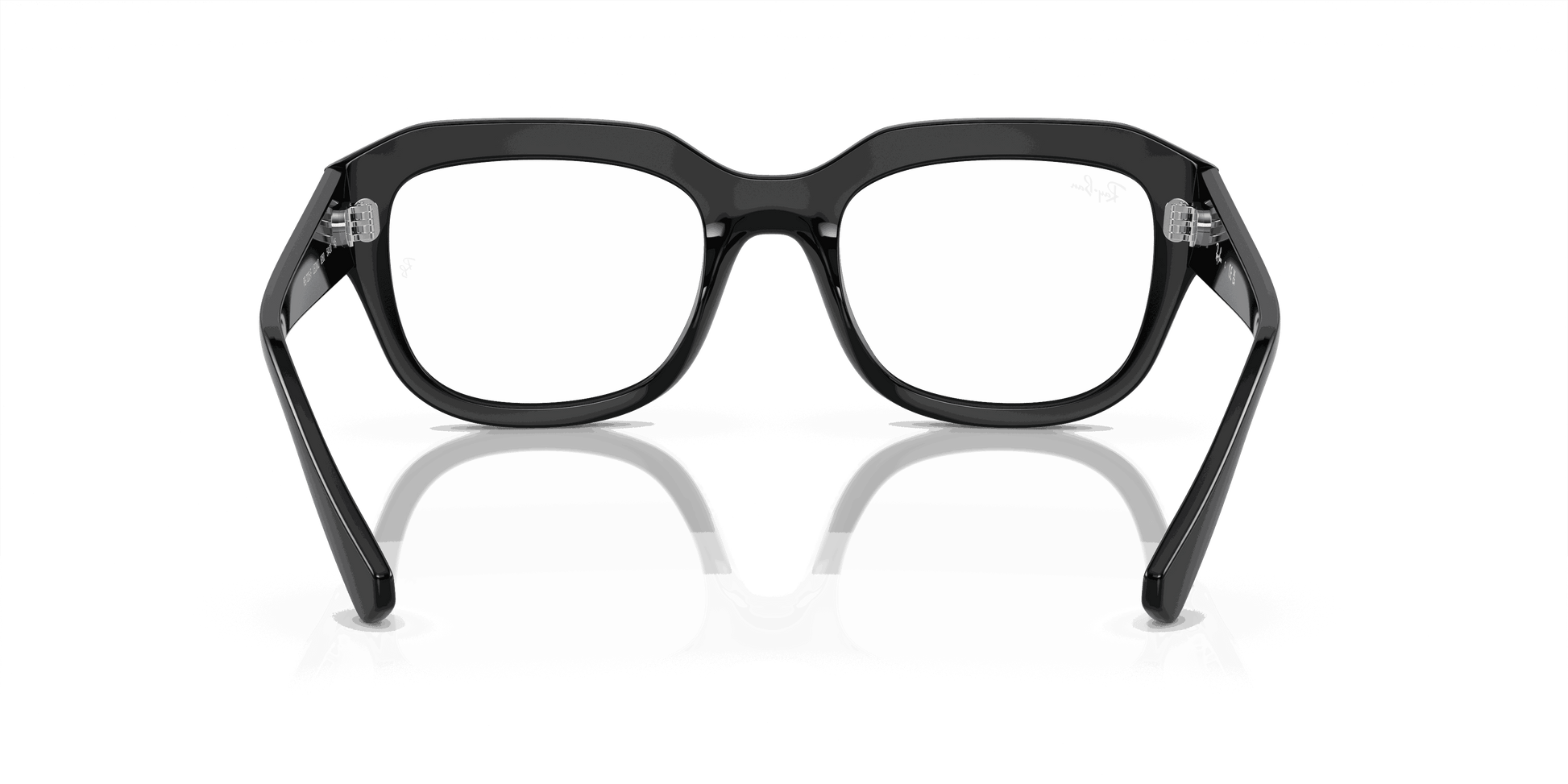 [Demo Lens Lenses, Polished Black Frame]