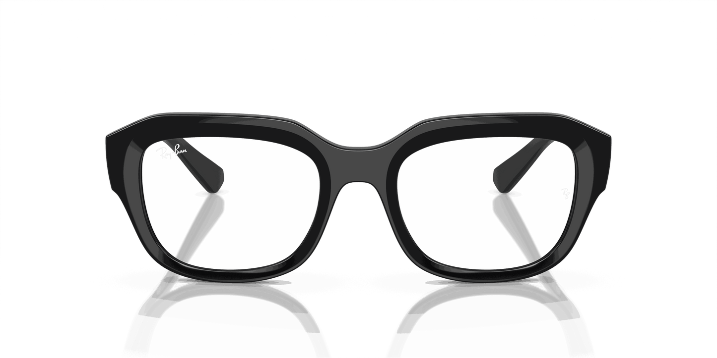[Demo Lens Lenses, Polished Black Frame]