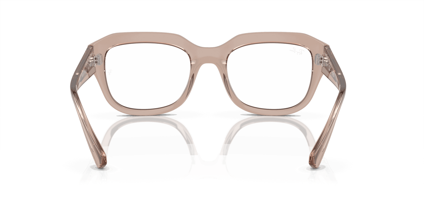 [Clear Lenses, Polished Transparent Light Brown Frame]