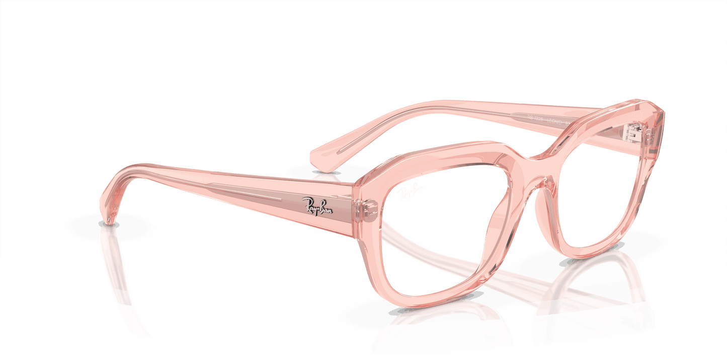 [Demo Lens Lenses, Polished Transparent Pink Frame]