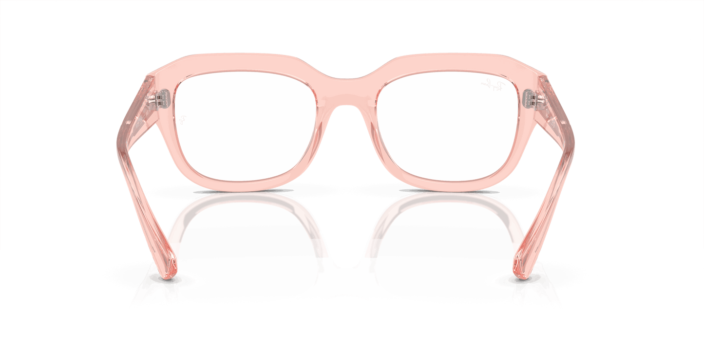 [Demo Lens Lenses, Polished Transparent Pink Frame]