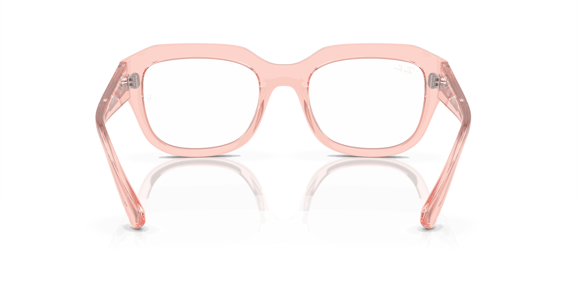 [Demo Lens Lenses, Polished Transparent Pink Frame]